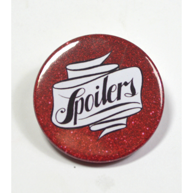 Doctor Who River Song "Spoilers" Pinback Button Badge