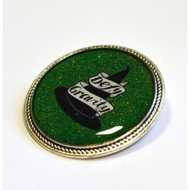 Defying Gravity Wicked The Musical Elphaba Wicked Witch Resin Brooch
