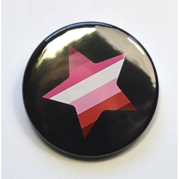 LGBTQIA Galaxy Lesbian Gay Pride Star Badge