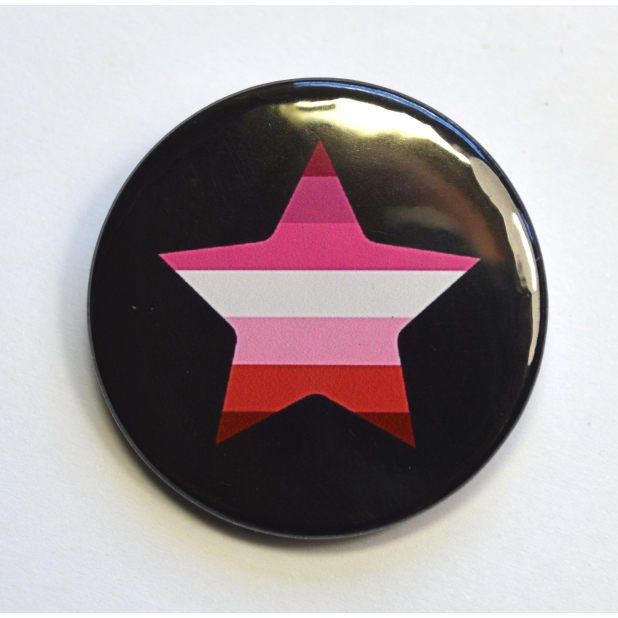 LGBTQIA Galaxy Lesbian Gay Pride Star Badge