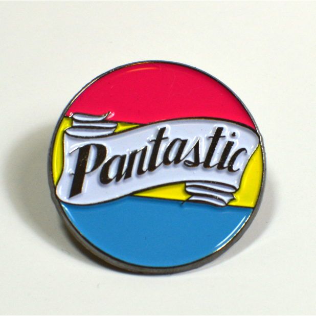 Pantastic Pansexual Pride Enamel Pin LGBTQIA+ Queer Pan Pride