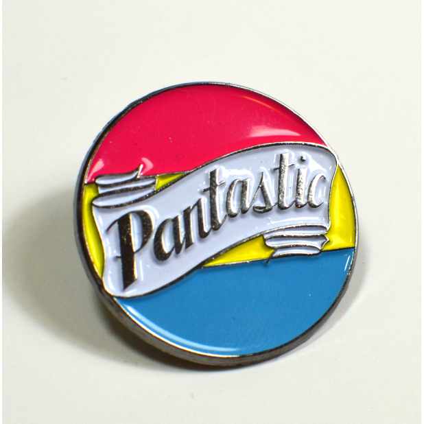 Pantastic Pansexual Pride Enamel Pin LGBTQIA+ Queer Pan Pride