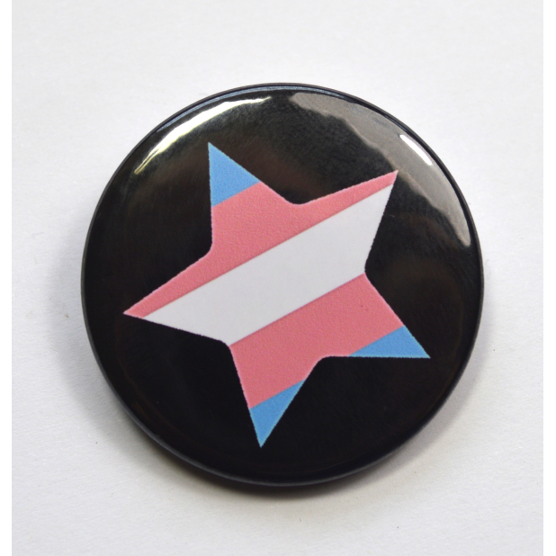 LGBTQIA Galaxy Trans Star Badge