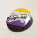 Non-Binary Genderqueer Genderfluid Enby Enbylievable Queer Pride Button Badge