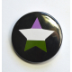 LGBTQIA Galaxy Genderqueer Pride Star Badge