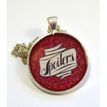 Doctor Who River Song "Spoilers" Resin Pendant
