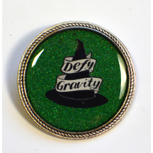 Wicked the Musical "Defy Gravity" Witch Resin Brooch