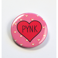 Janelle Monáe "Pynk" Pink Hearts Badge
