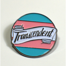 Transcendent Transgender Pride Enamel Pin